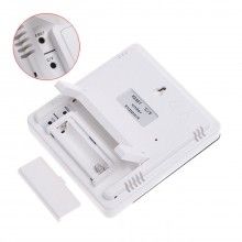 Termometru digital EDAR cu higrometru, ceas, alarma, calendar, pentru birou, baterie inclusa Termometru digital EDAR cu higrometru, ceas, alarma, calendar, pentru birou, baterie inclusa