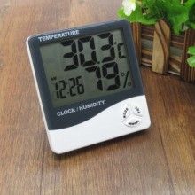 Termometru digital EDAR cu higrometru, ceas, alarma, calendar, pentru birou, baterie inclusa Termometru digital EDAR cu higrometru, ceas, alarma, calendar, pentru birou, baterie inclusa