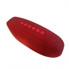 Boxa portabila EDAR® cu 2 difuzoare, microfon, bluetooth, TF slot, rosu