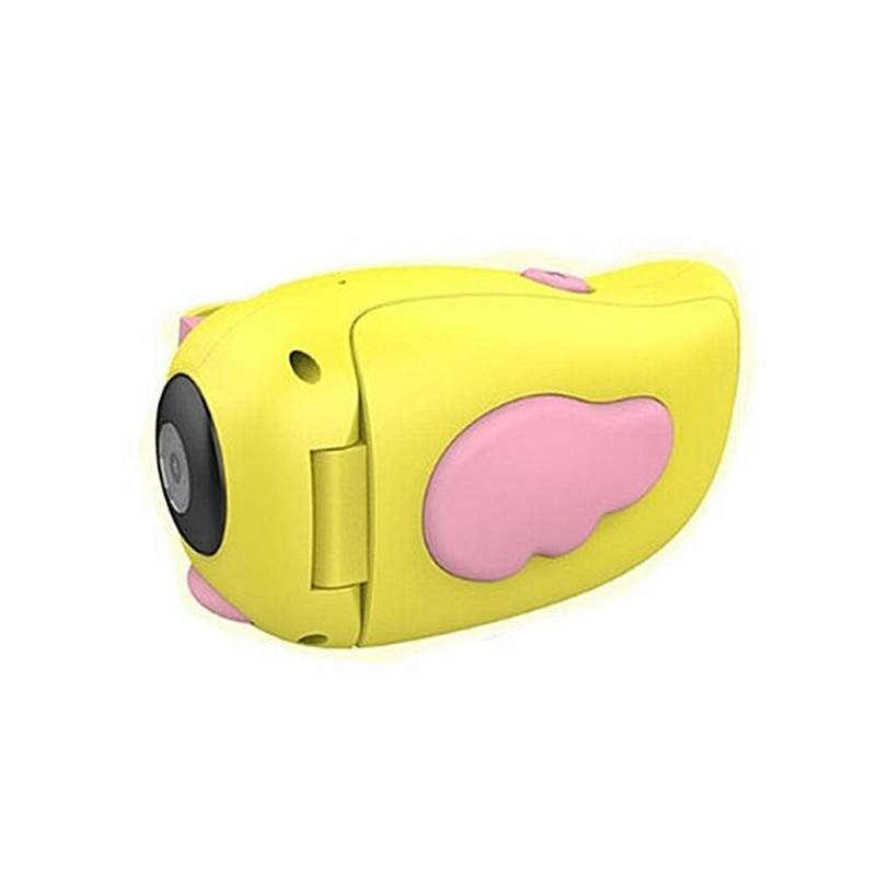 Camera Video-Foto Digitala SIKS®, Interactiva, Cu Jocuri Pentru Copii, Full-Hd, Ecran 2 inch, Micro SD, galben/roz