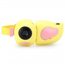 Camera Video-Foto Digitala SIKS®, Interactiva, Cu Jocuri Pentru Copii, Full-Hd, Ecran 2 inch, Micro SD, galben/roz