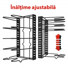 Etajera multifunctionala SIKS® pentru tigai si capace, 38x20 cm