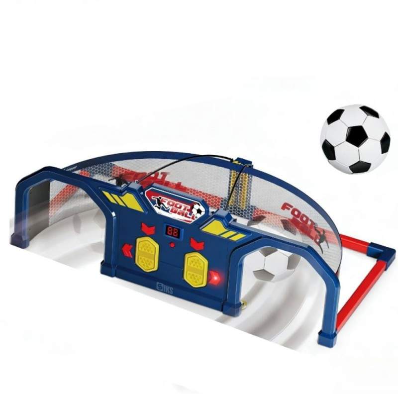 Joc Interactiv Poarta De Fotbal Pentru Copii SIKS, 2 Moduri De Joc, Scor Electronic, Tinta Cu Lumini Si Sunete, Pentru Antren...