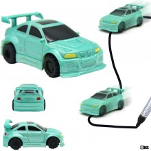 Masinuta Magica Inductiva SIKS, Model Supra, Jucarie Interactiva Cu Senzor Optic Care Urmeaza Linia Neagra Trasata Cu Markeru...