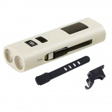 Lumina Frontala Pentru Bicicleta SIKS, LED, Reincarcabila 3000 mAh, 6 Moduri De Lumina, Far Frontal Si Lumina Rosie Stop, SOS...