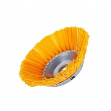 Perie Rotativa Motocoasa SIKS, Accesoriu Pentru Curatat Pavaj Si Buruiueni, Disc Tip Matura Din Nylon De Inalta Densitate, Di...