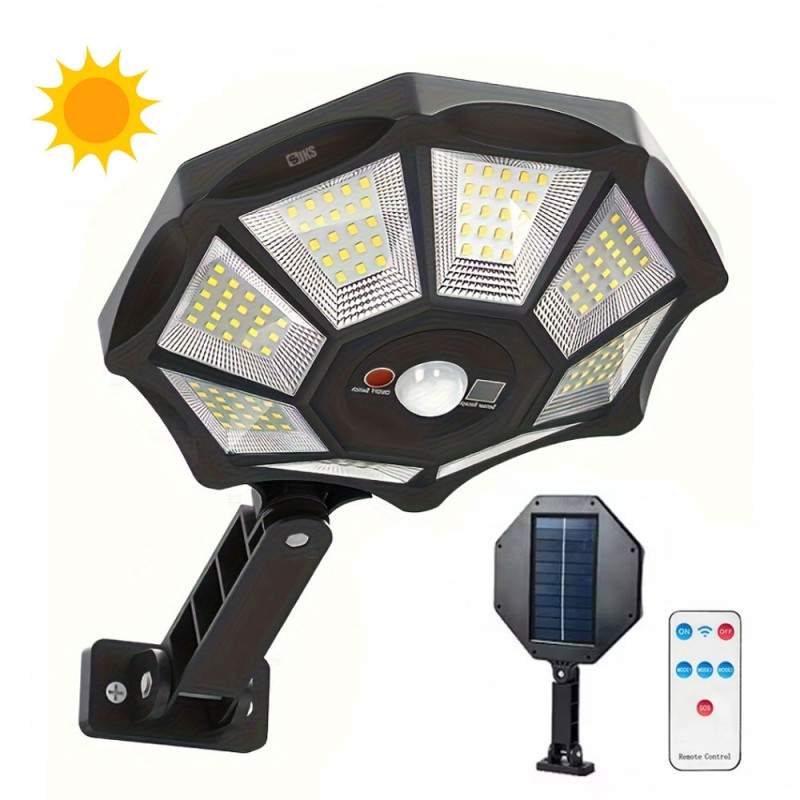 Lampa Solara De Exterior SIKS Cu Prindere Perete, 168 LED, Pentru Interior / Exterior, Casa, Gradina, Alee, Gard, Proiector C... Lampa Solara De Exterior SIKS Cu Prindere Perete, 168 LED, Pentru Interior / Exterior, Casa, Gradina, Alee, Gard, Proiector C...