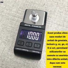 Cantar De Precizie SIKS Pentru Bijuterii, Dinamometru Digital, Capacitate 100 gr x 0.01 gr, Functie Tare, Greutate De Control... Cantar De Precizie SIKS Pentru Bijuterii, Dinamometru Digital, Capacitate 100 gr x 0.01 gr, Functie Tare, Greutate De Control...