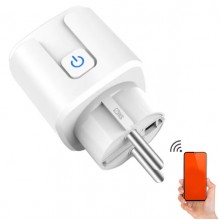 Priza Smart SIKS, Priza WiFi Inteligenta Cu Monitorizare Consum Energie, Priza Cu Control Vocal Prin Aplicatie Amazon Alexa S...