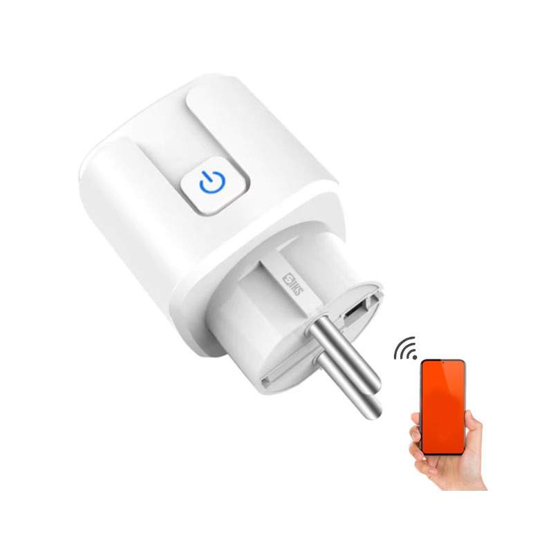 Priza Smart SIKS, Priza WiFi Inteligenta Cu Monitorizare Consum Energie, Priza Cu Control Vocal Prin Aplicatie Amazon Alexa S... Priza Smart SIKS, Priza WiFi Inteligenta Cu Monitorizare Consum Energie, Priza Cu Control Vocal Prin Aplicatie Amazon Alexa S...