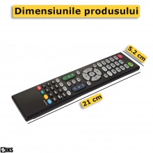 Telecomanda Universala TV Smart SIKS, Pentru Toate Modele De Televizoare Smart/Led/ LCD, Functioneaza Fara Configurare, Inloc...