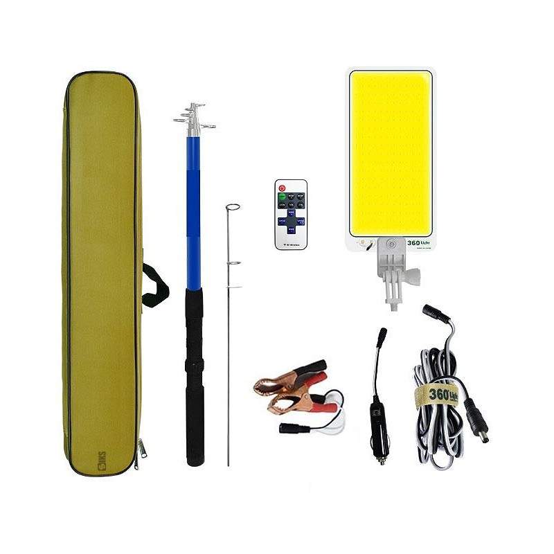 Proiector Tip Lampa Led Telescopica SIKS Pentru Camping/Pescuit/Vanatoare Tip Undita, Inaltime Pana la 4.5 Metri Reglabila, P... Proiector Tip Lampa Led Telescopica SIKS Pentru Camping/Pescuit/Vanatoare Tip Undita, Inaltime Pana la 4.5 Metri Reglabila, P...