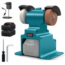 Polizor Electric SIKS Cu Acumulator, Portabil, Prindere De Banc Sau Masa, Pentru Ascutire Si Slefuire, 6000 RMP, Fara Fir, 2 ...
