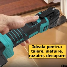 Unealta Multifunctionala Oscilanta Electrica SIKS Cu Acumulator, Multi-Cutter, 6 Trepte De Viteza, Incluse Set Accesorii Taie... Unealta Multifunctionala Oscilanta Electrica SIKS Cu Acumulator, Multi-Cutter, 6 Trepte De Viteza, Incluse Set Accesorii Taie...