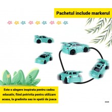 Masinuta Interactiva EDAR Model Supra cu Senzor Optic, Urmareste Linia Desenata, Jucarie Educativa cu Marker Inclus, Albastru Masinuta Interactiva EDAR Model Supra cu Senzor Optic, Urmareste Linia Desenata, Jucarie Educativa cu Marker Inclus, Albastru