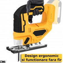 Fierastrau Pendular Electric Cu Acumulator SIKS, Fara Fir, Lithium Electric Curve Saw, Soricel Pentru Decupare Si Taiere Curb...