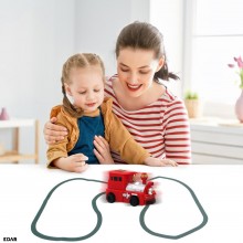 Masinuta Interactiva EDAR Model Locomotiva cu Senzor Optic, Urmareste Linia Desenata, Jucarie Educativa cu Marker Inclus, Rosu Masinuta Interactiva EDAR Model Locomotiva cu Senzor Optic, Urmareste Linia Desenata, Jucarie Educativa cu Marker Inclus, Rosu