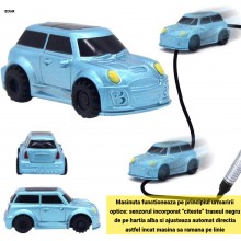Masinuta Interactiva EDAR cu Senzor Optic, Urmareste Linia Desenata, Jucarie Educativa cu Marker Inclus, Albastru Masinuta Interactiva EDAR cu Senzor Optic, Urmareste Linia Desenata, Jucarie Educativa cu Marker Inclus, Albastru