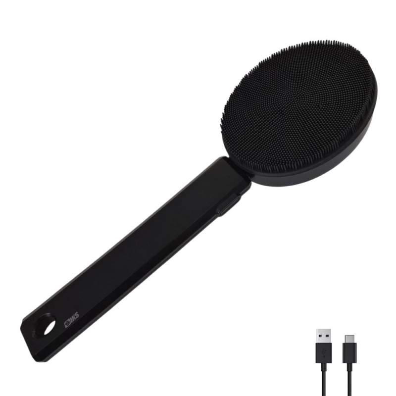 Perie Electrica Corporala Si Faciala 2 in 1 Cu Vibratii Sonice SIKS, Scrubber Pro, Pentru Curatare Profunda, Masaj Si Exfolie...