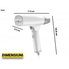 Fier de Calcat Vertical Portabil EDAR 1500W, Abur Puternic, Incalzire 30 secunde, Rezervor Apa 85 ml, Pliabil Pentru Calatori... Fier de Calcat Vertical Portabil EDAR 1500W, Abur Puternic, Incalzire 30 secunde, Rezervor Apa 85 ml, Pliabil Pentru Calatori...