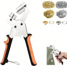 Cleste Pentru Ocheti Si Capse Metalice EDAR, 10mm, 100 De Capse, Cap Magnetic, Maner Anti-alunecare, Manual, Pentru Articole ...