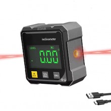 Inclinometru Digital Portabil EDAR, Indicator De Unghi De Precizie Pentru Sudura, Tamplarie, Aliniere Utilaje, Baza Magnetica...