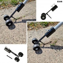 Dispozitiv EDAR Pentru Scos Buruieni Din Rosturi Pavaj Si Borduri, Pe Roti, Corp Metalic Rezistent, Sistem De Fixare Ajustabi...