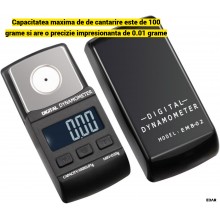 Cantar de Precizie Digital pentru Bijuterii EDAR, 100g x 0.01g, Functie TARE, Dinamometru cu Greutate de Calibrare Inclusa, O... Cantar de Precizie Digital pentru Bijuterii EDAR, 100g x 0.01g, Functie TARE, Dinamometru cu Greutate de Calibrare Inclusa, O...