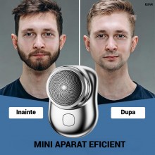 Aparat de Ras EDAR Electric, Mini Aparat Performant, Rezistent la Apa, USB Inclus, Fast Charge, 65g, Argintiu Aparat de Ras EDAR Electric, Mini Aparat Performant, Rezistent la Apa, USB Inclus, Fast Charge, 65g, Argintiu