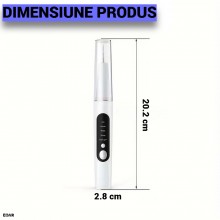 Dispozitiv Detartraj Ultrasonic EDAR Cu Incarcare Wireless, 5 Viteze, Iluminare LED, Rezistent La Apa IPX6, Curatare Dentara ...