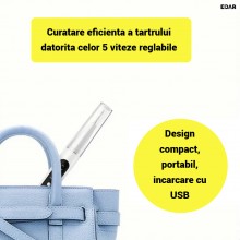 Dispozitiv Detartraj Ultrasonic EDAR Cu Incarcare Wireless, 5 Viteze, Iluminare LED, Rezistent La Apa IPX6, Curatare Dentara ...