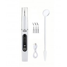Dispozitiv Detartraj Ultrasonic EDAR Cu Incarcare Wireless, 5 Viteze, Iluminare LED, Rezistent La Apa IPX6, Curatare Dentara ...