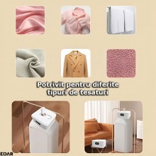 Uscator De Haine Rufe EDAR, Portabil, Electric, Alimentare Prin Priza, Capacitate 10 Kg, Pentru Uz Casnic, Alb Uscator De Haine Rufe EDAR, Portabil, Electric, Alimentare Prin Priza, Capacitate 10 Kg, Pentru Uz Casnic, Alb