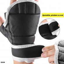 Manusi Box EDAR fara Degete, pentru Fitness si Sac Box, Marime Universala 20x12 cm, Antiderapante, Respirabile, cu Prindere V... Manusi Box EDAR fara Degete, pentru Fitness si Sac Box, Marime Universala 20x12 cm, Antiderapante, Respirabile, cu Prindere V...