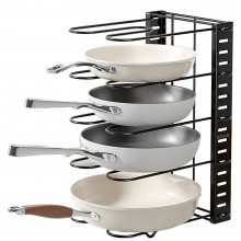 Organizator Reglabil Pentru Cratite EDAR, Oale, Tigai, Capace, Multifunctional, 5 Compartimente Ajustabile, Metalic, Pentru B...