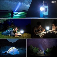 Lanterna Portabila LED EDAR Multifunctionala, Solara si USB, COB, 3 Zone de Lumina, Impermeabila, Pentru Atlerie, Camping, 12... Lanterna Portabila LED EDAR Multifunctionala, Solara si USB, COB, 3 Zone de Lumina, Impermeabila, Pentru Atlerie, Camping, 12...