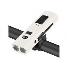 Lampa Frontala Bicicleta EDAR, LED, 3000 mAh, 6 Moduri, Far + Stop Rosu, SOS, Power Bank, USB Type-C & Lightning, Z-818, Culo...
