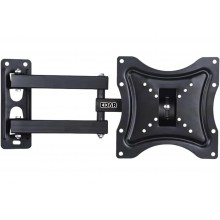 Suport Perete Televizor EDAR Reglabil, Compatibil 14–42 inch, Extensie 80-460 mm, Metal, Greutate Maxima Suportata 20 kg, Negru