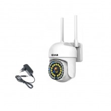 Camera Supraveghere EDAR, IP66 Exterior/Interior, WiFi 3MP, Night Vision, Detectare Miscare, Control Aplicatie, Audio Bidirec...