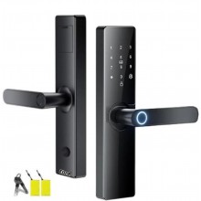 Yala inteligenta Smart EDAR cu Amprenta Biometrica, Control prin Aplicatie TUYA, Card, Parola si Cheie, Tastatura Touchscreen...