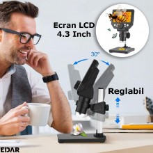 Microscop Digital EDAR, Reincarcabil, 1-1000X, Iluminare LED, Ajustabil, Posibilitate Inregistrare, Potrivit Pentru Bijuterii... Microscop Digital EDAR, Reincarcabil, 1-1000X, Iluminare LED, Ajustabil, Posibilitate Inregistrare, Potrivit Pentru Bijuterii...
