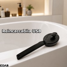 Perie Electrica Pentru Dus EDAR, Reincarcabila, Peri Din Silicon, Vibratii Sonice, Pentru Curatare, Masaj Si Exfoliere, Rezis...