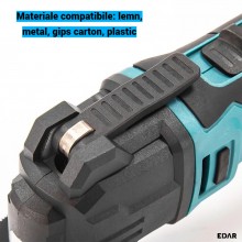 Unealta Multifunctionala Oscilanta EDAR cu Acumulator, Multi-Cutter 6 Viteze, Set Accesorii Taiere, Slefuire si Razuire, Pent... Unealta Multifunctionala Oscilanta EDAR cu Acumulator, Multi-Cutter 6 Viteze, Set Accesorii Taiere, Slefuire si Razuire, Pent...