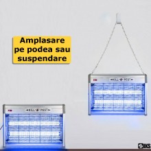 Dispozitiv Cu Ultraviolete Anti-Insecte SIKS, Lampa UVA, 30W, Gri Dispozitiv Cu Ultraviolete Anti-Insecte SIKS, Lampa UVA, 30W, Gri