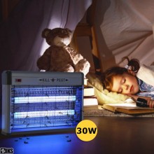 Dispozitiv Cu Ultraviolete Anti-Insecte SIKS, Lampa UVA, 30W, Gri Dispozitiv Cu Ultraviolete Anti-Insecte SIKS, Lampa UVA, 30W, Gri