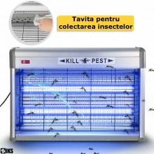 Dispozitiv Cu Ultraviolete Anti-Insecte SIKS, Lampa UVA, 30W, Gri Dispozitiv Cu Ultraviolete Anti-Insecte SIKS, Lampa UVA, 30W, Gri