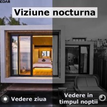 Camera De Supraveghere EDAR Pentru Interior Sau Exterior, Aplicatie Telefon, Vedere Nocturna, Alimentare Priza, Rezistenta La...