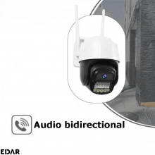 Camera De Supraveghere EDAR Pentru Interior Sau Exterior, Aplicatie Telefon, Vedere Nocturna, Alimentare Priza, Rezistenta La...