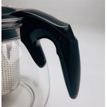 Ceainic EDAR® din sticla termorezistenta, filtru, infuzor, 1100 ml