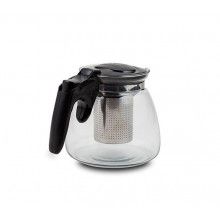 Ceainic EDAR® din sticla termorezistenta, filtru, infuzor, 1100 ml